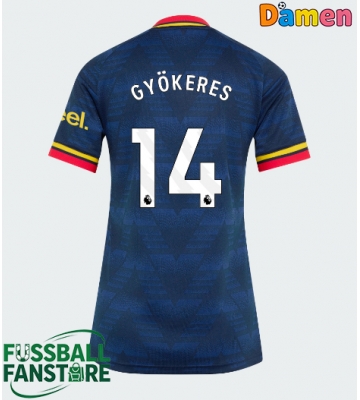 Arsenal Viktor Gyokeres #14 Replik Auswärtstrikot Damen 2026-27 Kurzarm